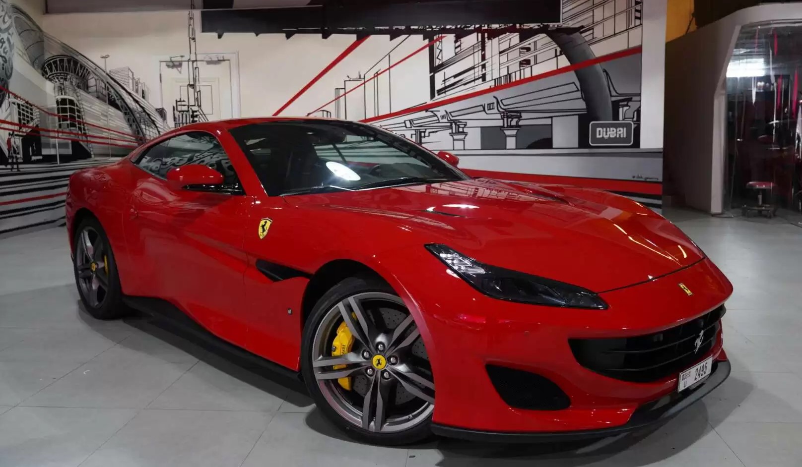 Rental of a Ferrari Portofino in Dubai