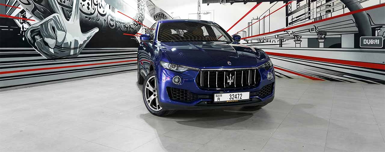 rental of a maserati levante in Dubai