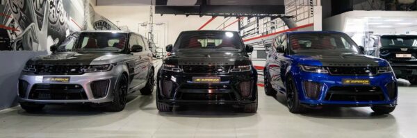 Rent a range rover sport Svr in Dubai