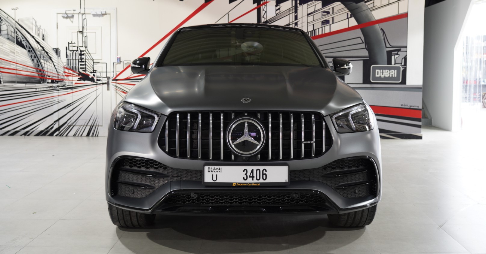 rent a Mercedes Benz GLE AMG KIT 63 in Dubai