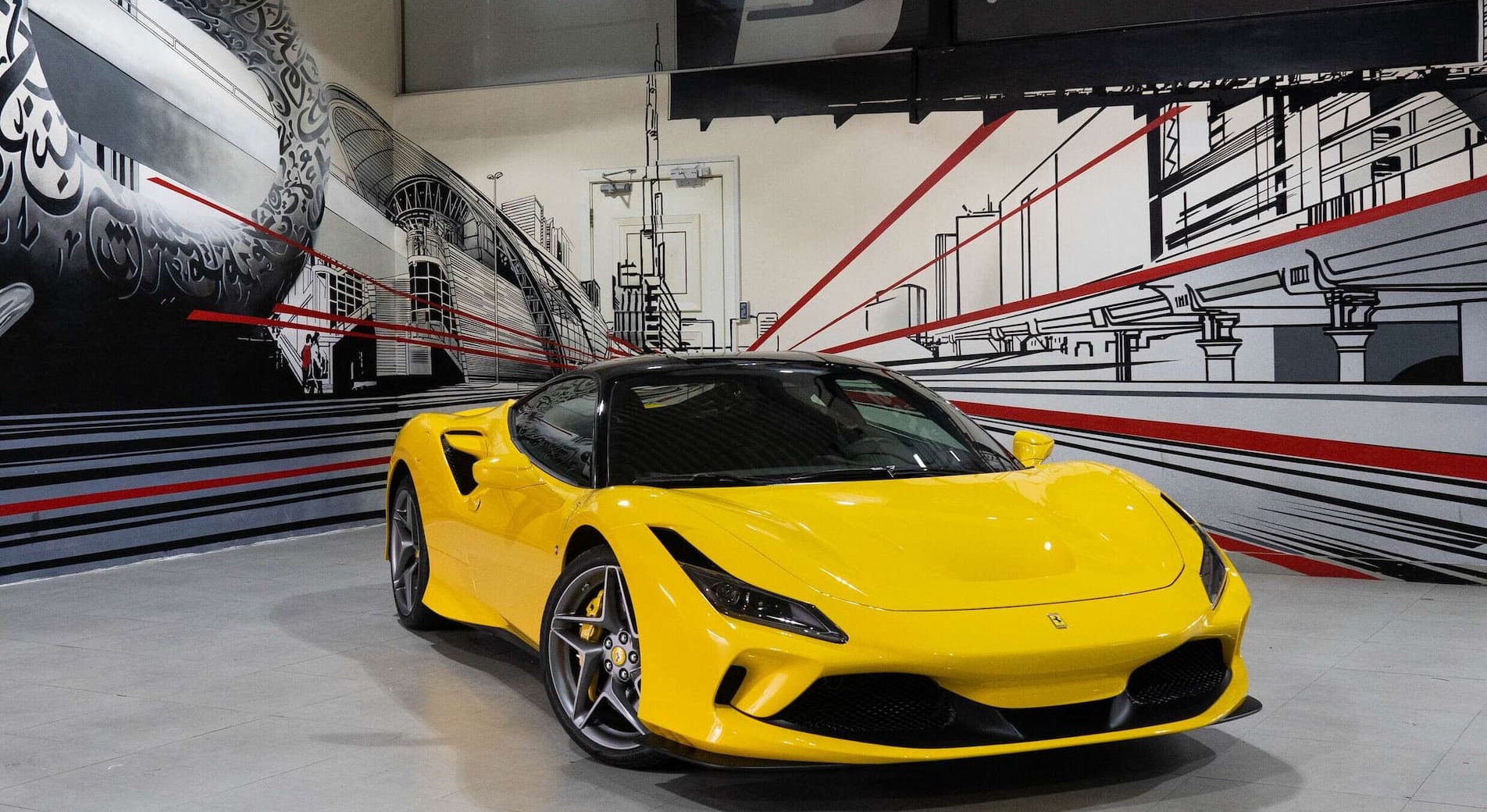 rent a ferrari f8 tributo in Dubai