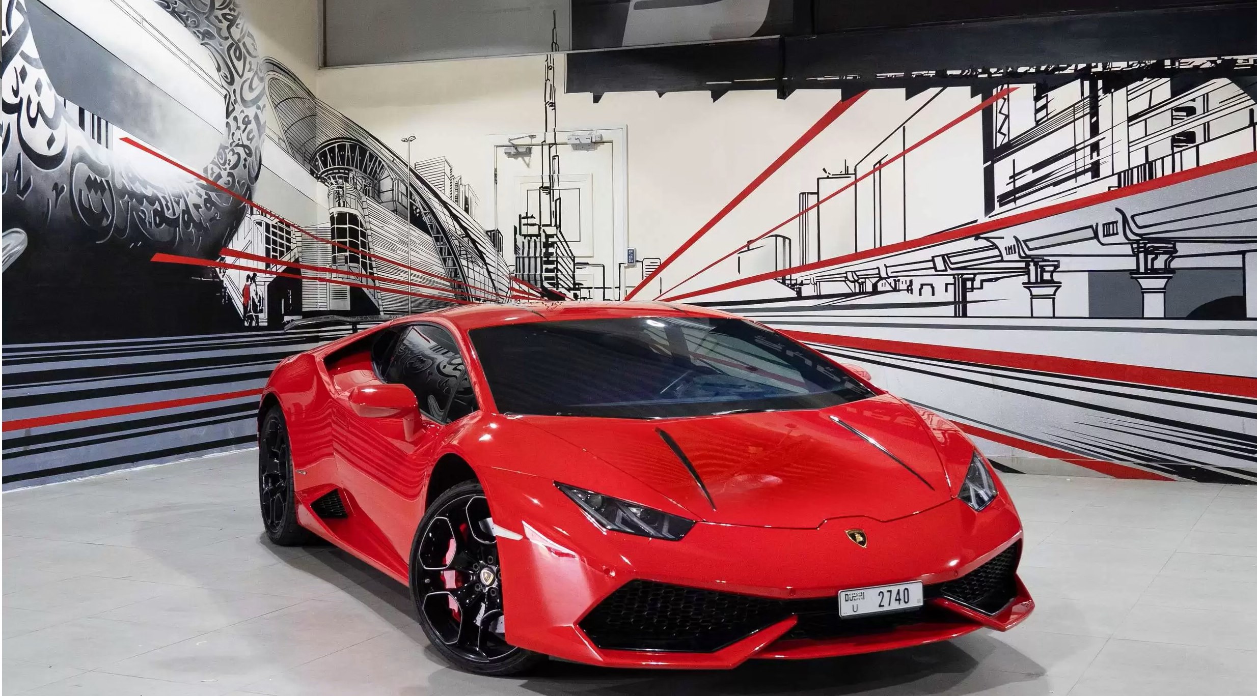 rent a Lamborghini huracan coupe in Dubai