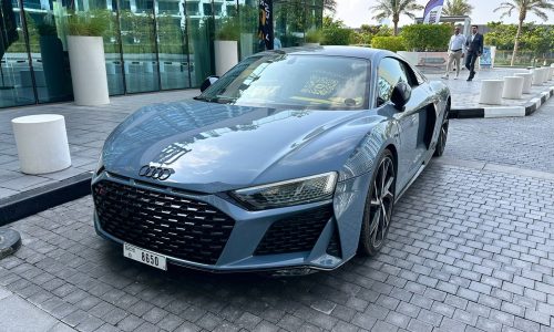 rent an Audi r8 in Dubai